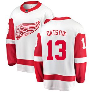 Kinder Detroit Red Wings Eishockey Trikot Pavel Datsyuk #13 Breakaway Weiß Fanatics Branded Auswärts